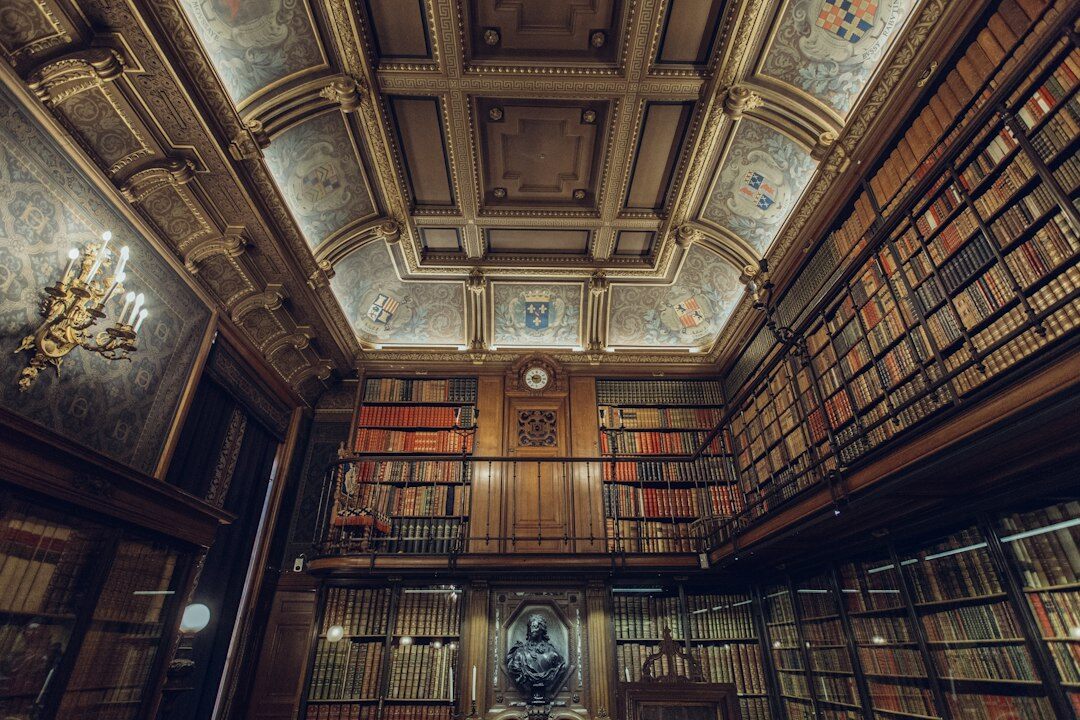 old library books